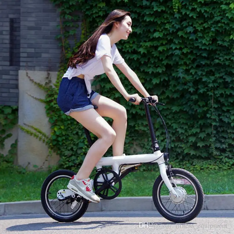 Оригинальные xiaomi Смарт электрические велосипеды велосипед портативный Qicycle e