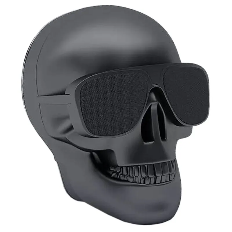 

Bluetooth Speaker Wireless Compact Skull Head Portable speaker 8W NFC Audio Rechargeable Battery Music Player