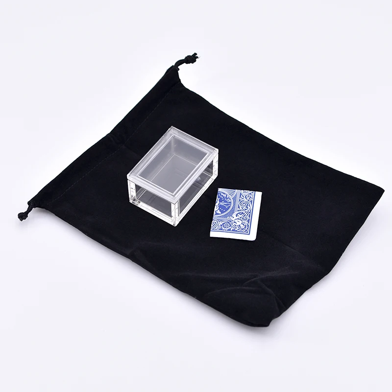 

3Sixty Magic Tricks Magician Predict Slected Card Magia Stage Props Gimmick Comedy Mentalism Comedy Magic Transparent Box