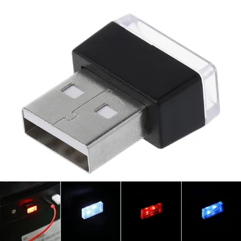 

Car Atmosphere Lights LED Mini USB Cigarette Lighter Decorative Lights Lamp