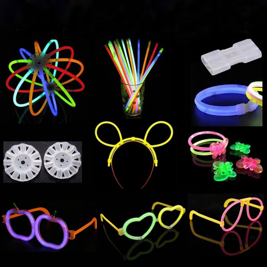 

8Pcs Multi-function Light Sticks Connector Glow Stick Accessories