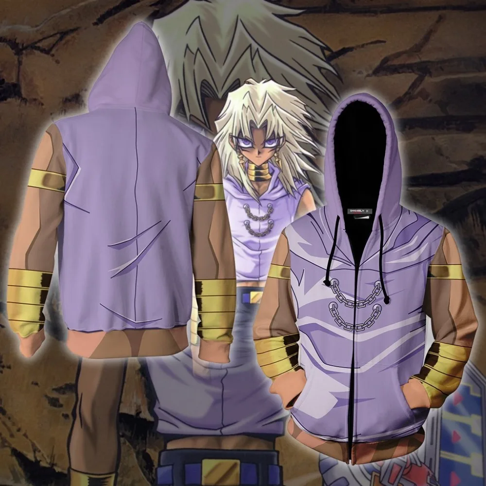 

Game Marik Ishtar Yu-Gi-Oh:Official Card Game Sweatshirts Hoodie Anime Jackets Man Women Coat Cosplay Costume