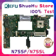 KEFU N75SF For ASUS N75S N75SL N75SF REV2.2 laptop motherboard tested 100% work original mainboard KEFU N75SF For ASUS N75S N75SL N75SF REV2.2 laptop motherboard tested 100% work original mainboard