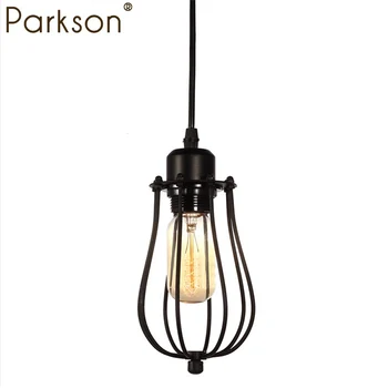 

Modern Loft Retro Pendant Lights Industrial Vintage Lamp Shade Iron Cage Guard Lampshade Dining Room Home Decor Indoor Lighting