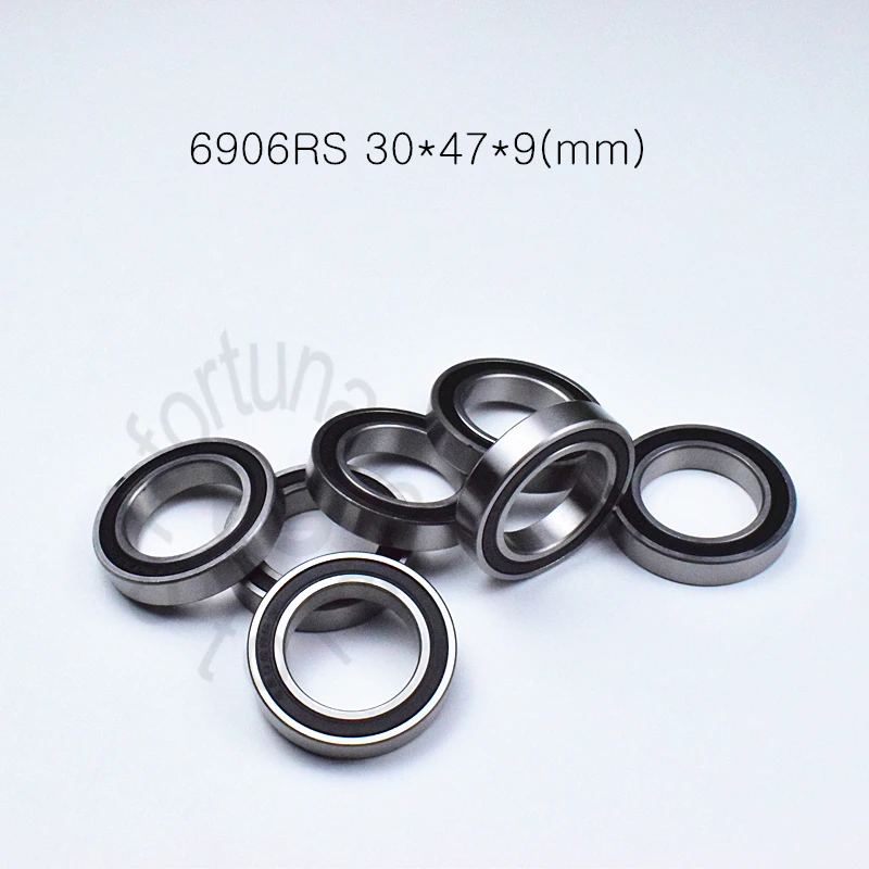 

6906RS 30*47*9(mm) 1Piece bearings free shipping Rubber sealed bearing Thin wall bearing 6906 6906RS chrome steel bearing