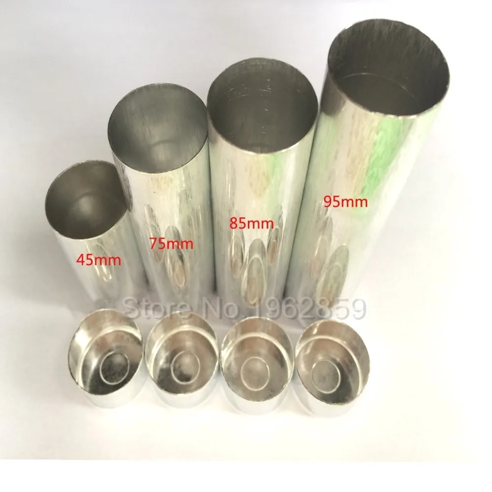 

50pcs Dental Lab Aluminum Empty Cartridges with Cover for Flexible Acrylic Denture Material Tube