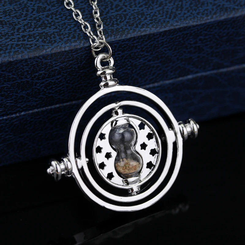 Винтажное вращающееся ожерелье Horcrux Time Turner, конвертер времени, кулон времени, ожерелье для женщин, мужчин, аксессуары для женщин