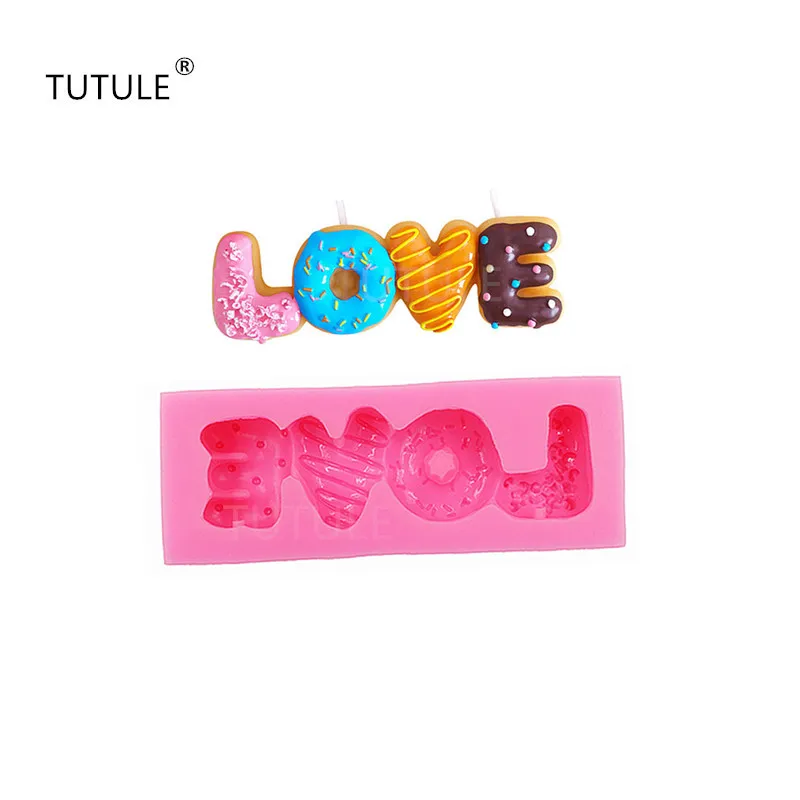 

Gadgets Cookie Biscuit Mold LOVE Silicone Mold Decoden Mold Kawaii Miniature Sweets Fimo Polymer Clay Food Mold