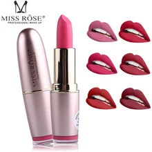 24 шт/лот Miss Rose batom Nude матовая бархатистая Помада для губ помада beauty Red Lips kilie batom Косметика стойкий макияж