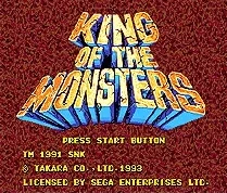 

King of The Monsters - 16 bit MD Games Cartridge For MegaDrive Genesis console