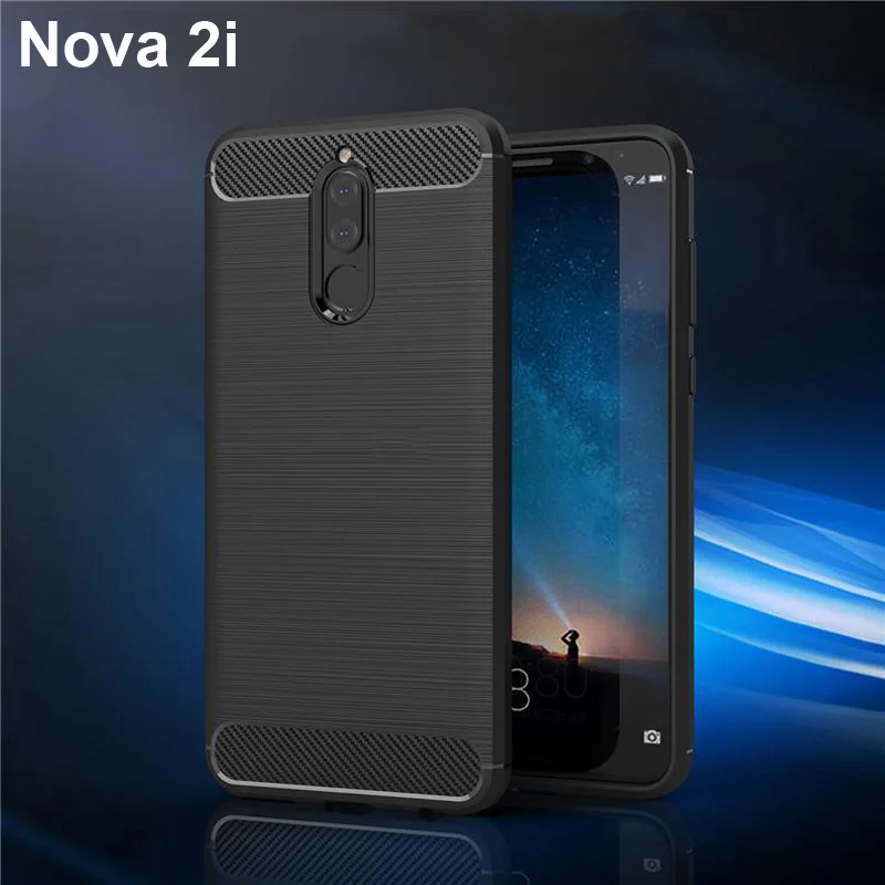 Термопластичный полиуретан Мягкий силикон для huawei Nova 2i случае протектор телефон крышки ПК кадра бронированный чехол для huawei Nova2i 2 я Задняя Крышка Случаях