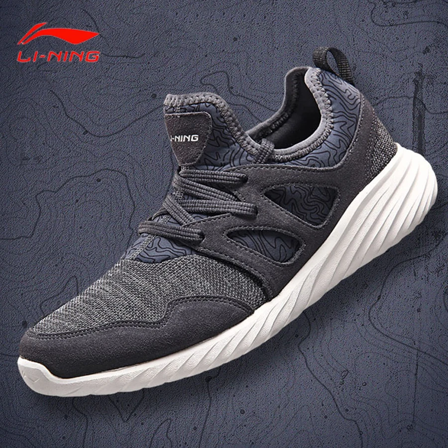 Li-Ning мужские кроссовки для бега с подушкой из дышащего текстиля, спортивная обувь с подкладом, светильник ARHM063