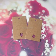 Крафт-бумага, ярлыки для подарков чистая коричневая Крафтовая бумага неразмеченная бумажные ярлычки бумажные бирки ручные ярлыки