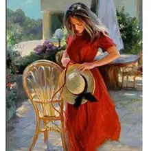 21135 дневная прогулка-краска по комплекты номеров для взрослых DIY