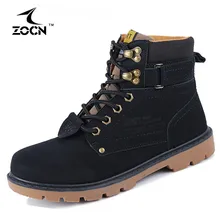 Super Warm Winter Männer Stiefel Kunstleder Stiefel Männer Winter Schwarze Arbeitsschuhe Ankle Fur Boots Für Männer Schuhe Botas Hombre