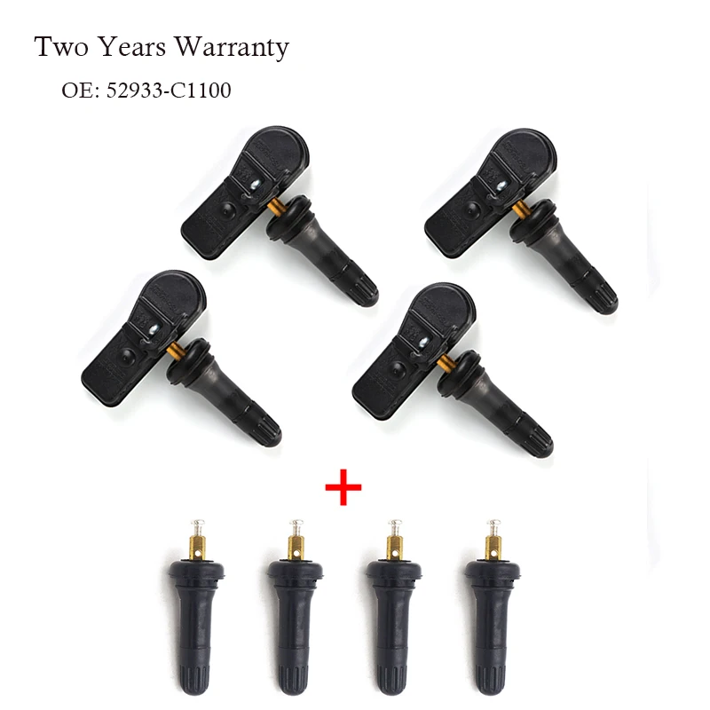 

4pcs TPMS Tire Pressure Monitor For Hyundai Creta ix25 2016 2017 2018 Tucson i40 ix35 52933-C1100 52933 C1100 52933C1100