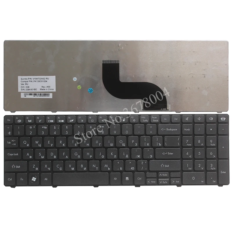 Новая русская клавиатура для шлюза NV53A NV59A TK37 TK81 TK83 TK85 TK87 TM81 TM87 TX86 Русская |