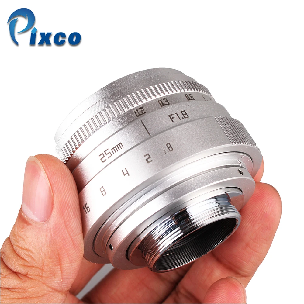 

Picxo Mini 25mm F1.8 F/1.8 APS-C Television TV Lens/CCTV Lens For 16mm C Mount Camera mft lens