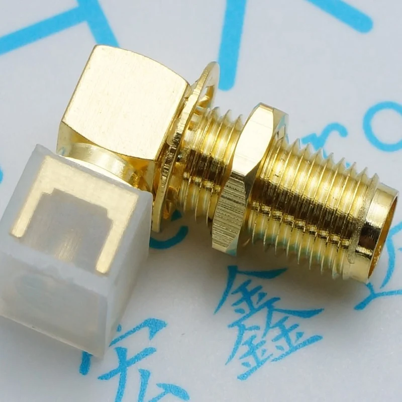 

20 mm elbow joint Bend a long SMA - KWE outside screw hole rf connector