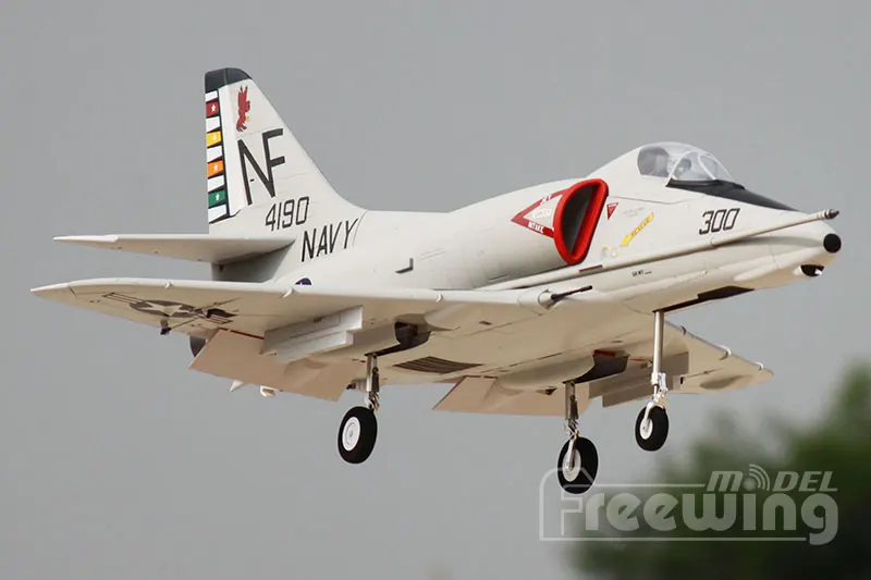 Freewing RC Plane A 4E/F SKYHAWK 80 мм EDF Jet PNP|edf jet pnp|rc planeedf |