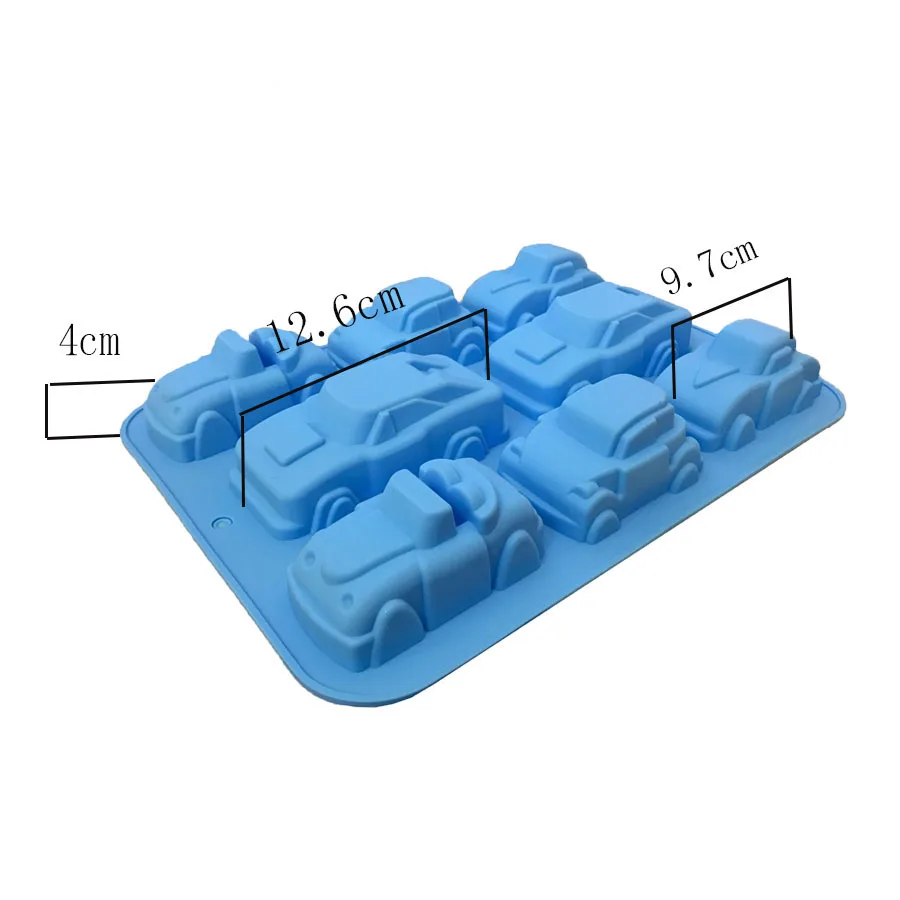 Силиконовые формы для торта в форме автомобилей, шоколадные, конфетные, форма для желе
