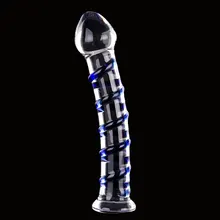 Огромные Фаллоимитаторы Pyrex Стекло Резьба Большой Фаллоимитатор (2.5 х 16.5 см) секс-Игрушки Для Мужчин/Женщин Реалистичная Пениса Анальный Consoladores Игрушки Член