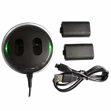 Горячая-для xbox ONE двойная зарядная док-станция контроллер зарядное устройство и 2 дополнительных аккумулятора