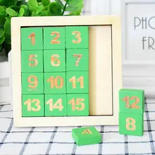 Детские Обучающие пазлы с цифрами, игрушки, деревянные цифровые Klotski, классические Монтессори, интеллектуальные игры, Детские деревянные игрушки Sudoku, подарок