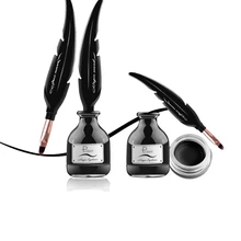 Перо Форма Air Подушки Подводка для глаз Карандаши Водонепроницаемый продолжительное гладкий черный Make Up Eye Liner Гель Красота косметическое средство