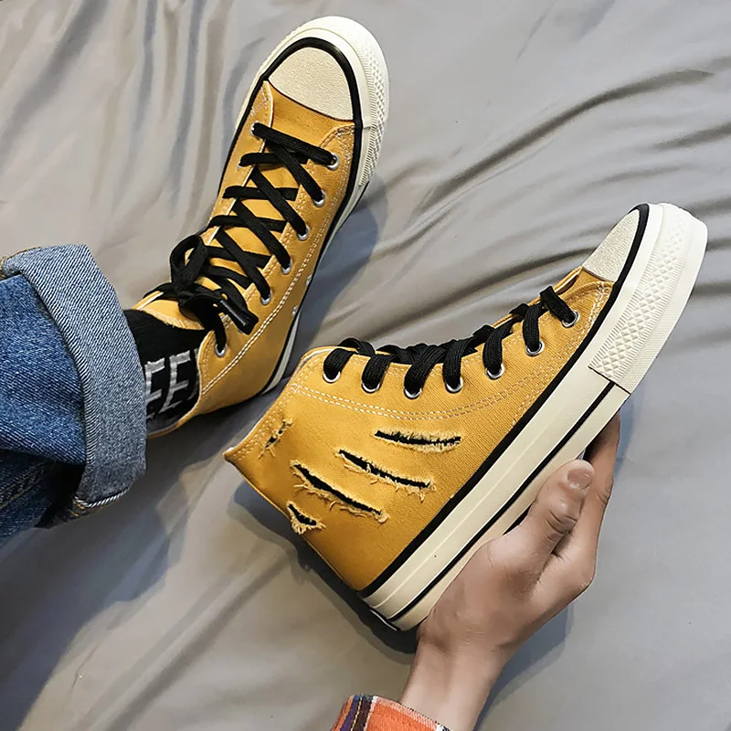 Men's Shoes Summer Cozy Canvas Shoes For Men Lace-Up Sewing Mixed Colors Non Slip Casual Mans Footwear Zapatos De Hombre Men's Shoes Summer Cozy Canvas Shoes For Men Lace-Up Sewing Mixed Colors Non Slip Casual Mans Footwear Zapatos De Hombre