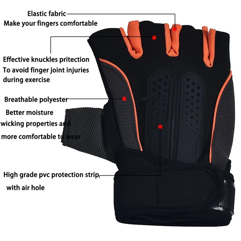 M-XL Gym Gloves Heavyweight Sports Exercise Weight Lifting Gloves Body Building Training Sport Fitness Gloves M-XL Gym Gloves Heavyweight Sports Exercise Weight Lifting Gloves Body Building Training Sport Fitness Gloves