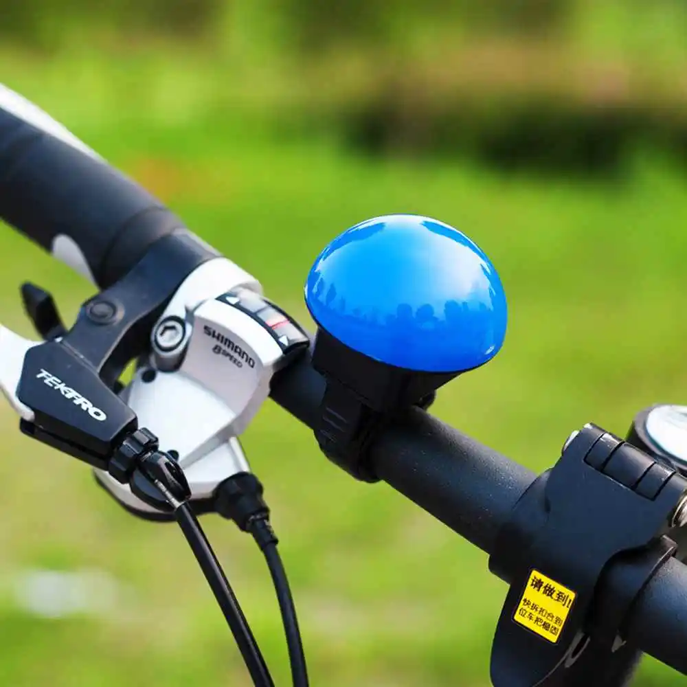 

1pc Plastic Cute MTB Road Mountain Bicycle Bell Electronic Cycling Horn Mushroom Small Horn Handlebar Ring Super Lound Bike Bell