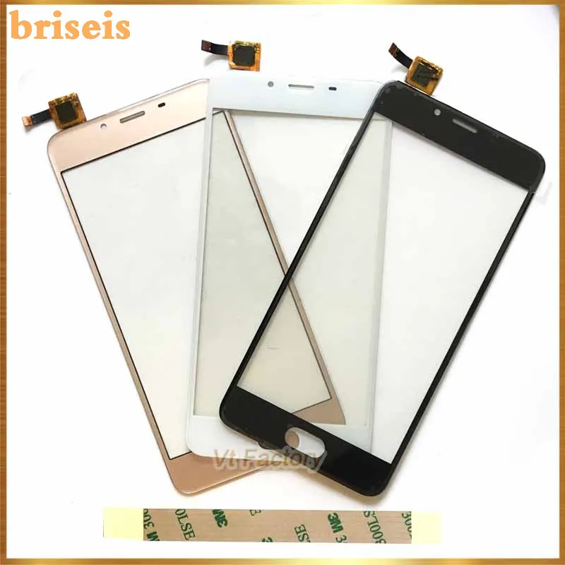 Briseis 5.0'' Touch Screen Digital For Meizu U10 U 10 Digitizer Front Panel Sensor Glass Lens Replacement Touchscreen | Мобильные