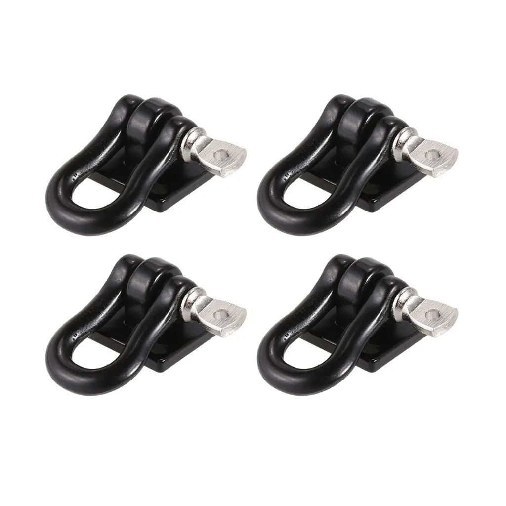 

4pcs Metal Trailer Towing Buckle Tow Shackle Hook for RC Car 1:10 Axial SCX10