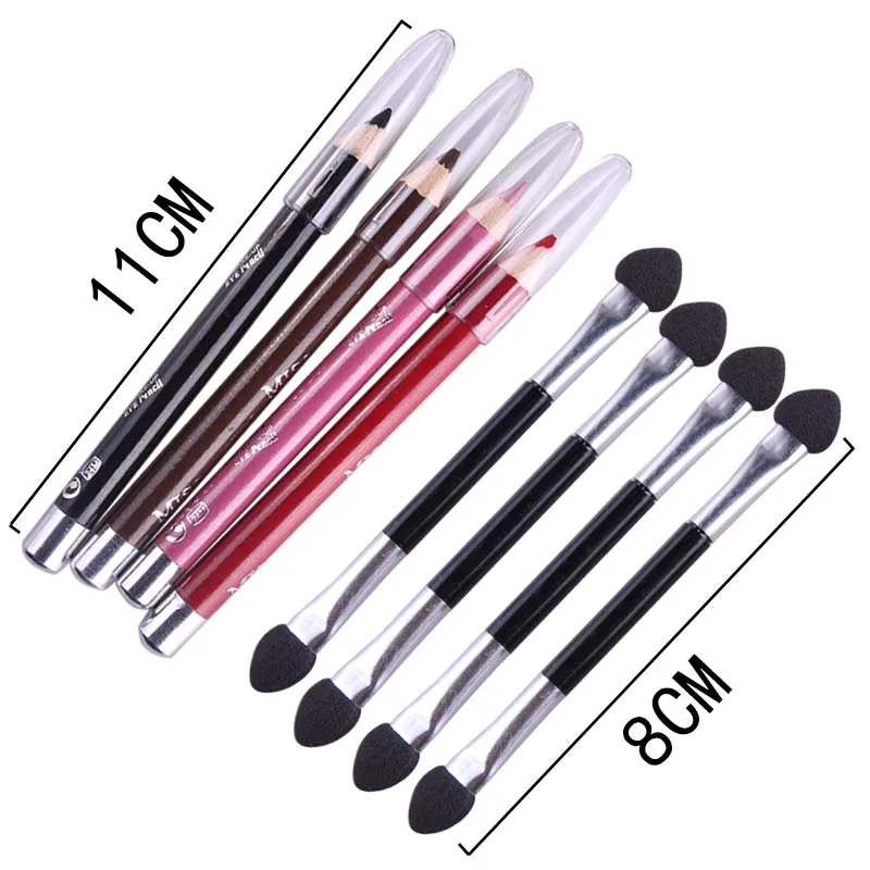 Kits de Maquiagem Batom em pó Conjunto com Caixa de Maquiagem Profissional Shimmer Fosco Glitter Sombra Maquiagem Conjunto Caixa Blush Cosméticos Ferramenta 18 Sombra de olho