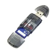 Etmakit высокоскоростной портативный USB считыватель карт памяти Писатель адаптер для MMC SD SDHC карты Высокое качество USB гаджеты