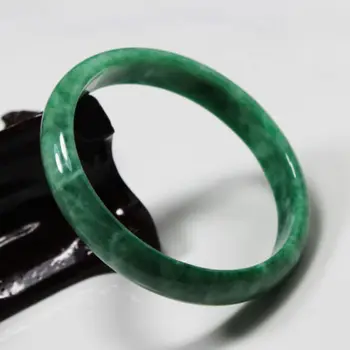 

free shipping 1062 Beautiful Chinese Emerald Green Nephrite Jade Gems Bracelet Bangle