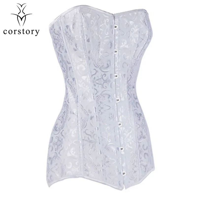 Corstory 12 Steel Boned Overbust Corset Long Torso Waist Trainer