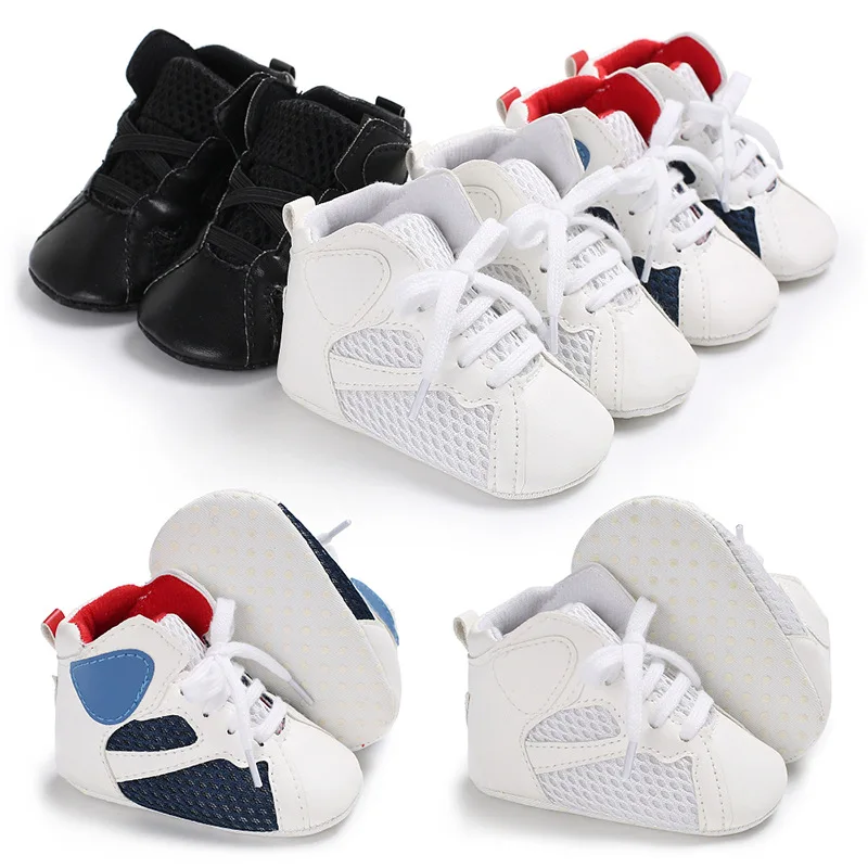

Baby shoes sports baby boy girl toddler shoes grille breathable soft bottom non-slip shoes first step fashion children's shoes