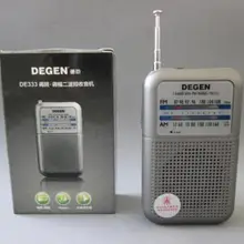 Карманный мини DEGEN DE333 FM/AM Два диапазона портативный мини размер радиоприемник