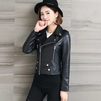 

2018 New Fashion Genuine Sheep Leather Jacket H34