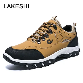 

New Sneakers Men Shoes Thick Soled Wear-resisting Casual Shoes Brand Fashion Sneakers Outdoor Hiking Shoes Non-slip Men Sneakers