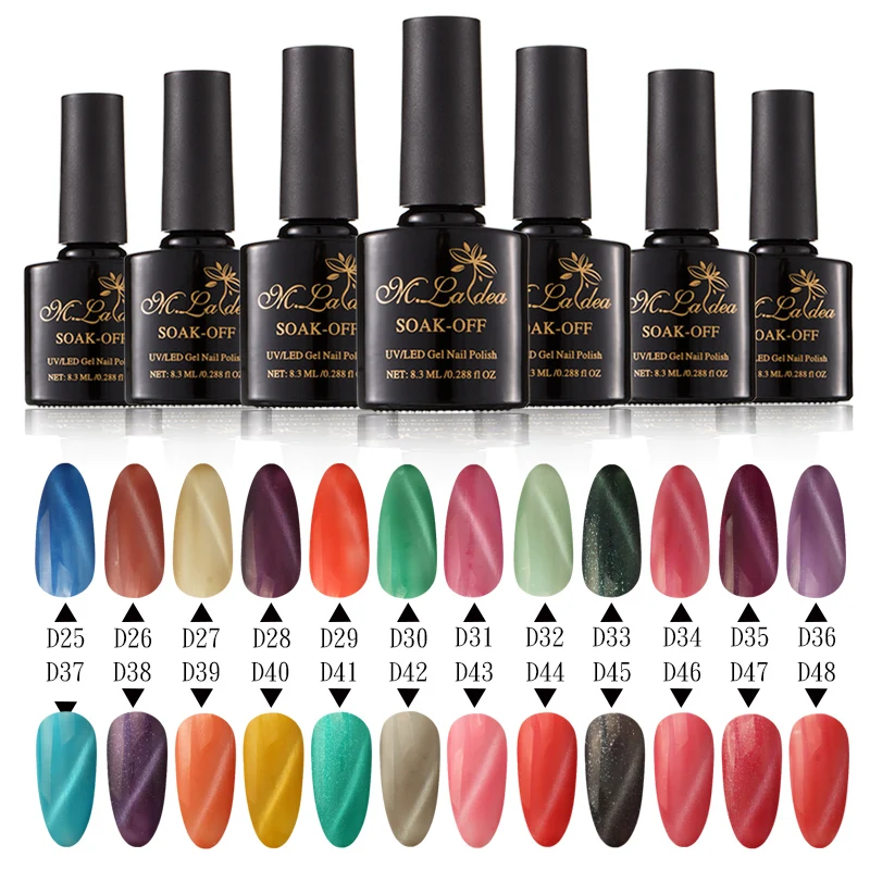 

#D025048 m.ladea 8.3ML 24 colors classic cat eye Nail GEL Polish UV Led Long Lasting Nail Gel Polish DIY Nail Art Gel