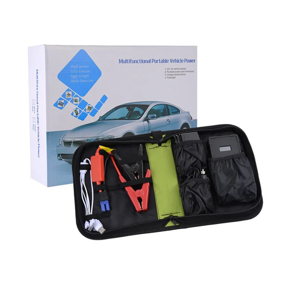 68800mAH Car Jump Starter 4 USB Portable Mini Car Emergency Booster Battery Charger Power Bank Promotion Multi-Function Starting