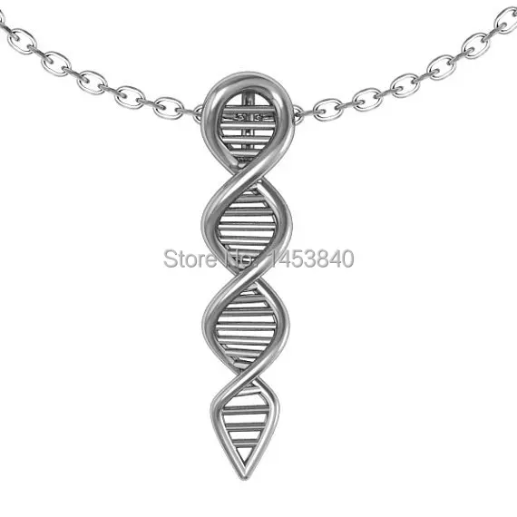 Оптовая продажа научных ювелирных изделий DNA ожерелье биология ювелирные
