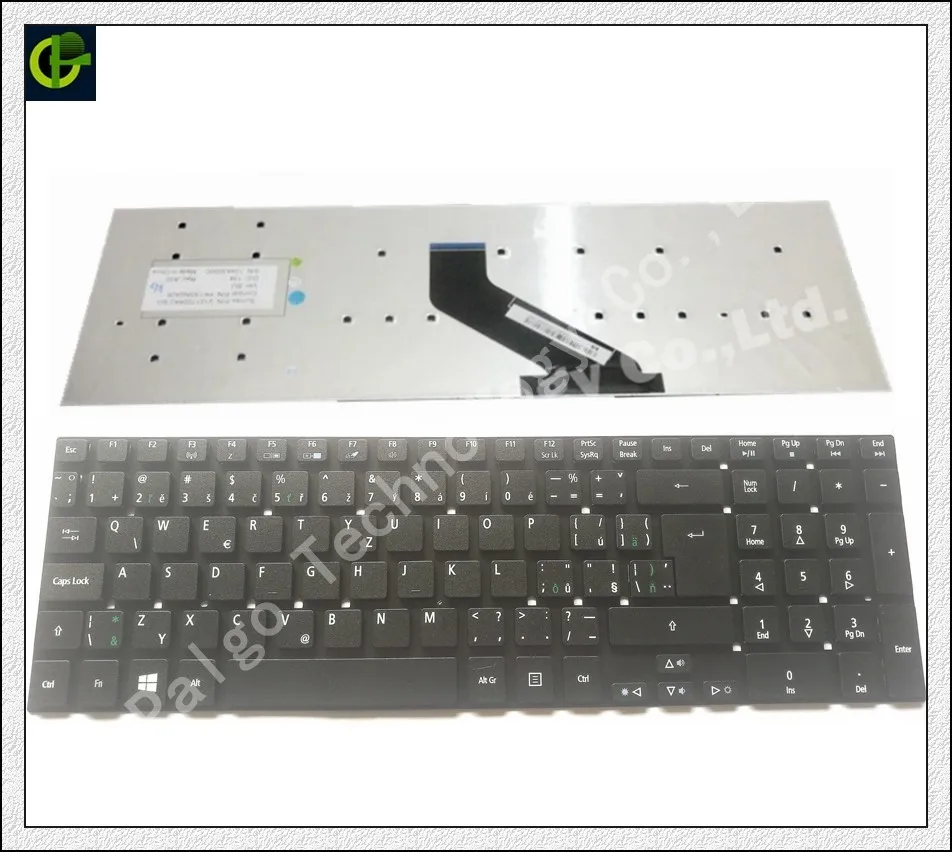 Чешский Клавиатура для ноутбука Acer Aspire E1-522 e1-510 E1-510P E1-530 E1-530G E1-532 E1-532G E1-572 E1-572G CZ fit