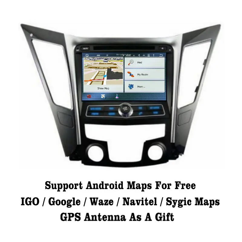 Excellent Android 7.1 2G RAM For Hyundai Sonata YF 2011~2014 Car Radio Audio Video Multimedia DVD Player WIFI DVR GPS Navi Navigation 3
