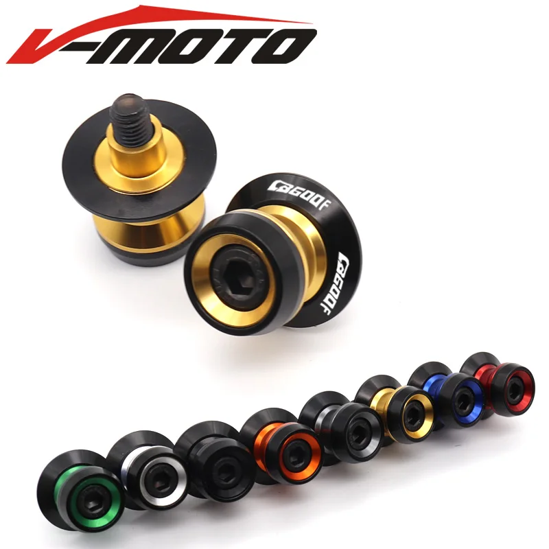 

Motorcycle CNC Aluminum Swingarm Spools Slider Stand Screws For Honda CB600F CB 600 F Hornet 2007-2013 2008 2009 2010 2011 2012
