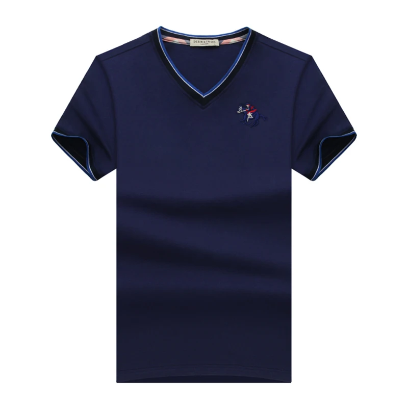 

Men's Tops Tees 2019 Summer Short Sleeve T Shirts Men Solid Fashion Cotton t-shirt Casual Men's V Neck T Shirt Brand Clothing