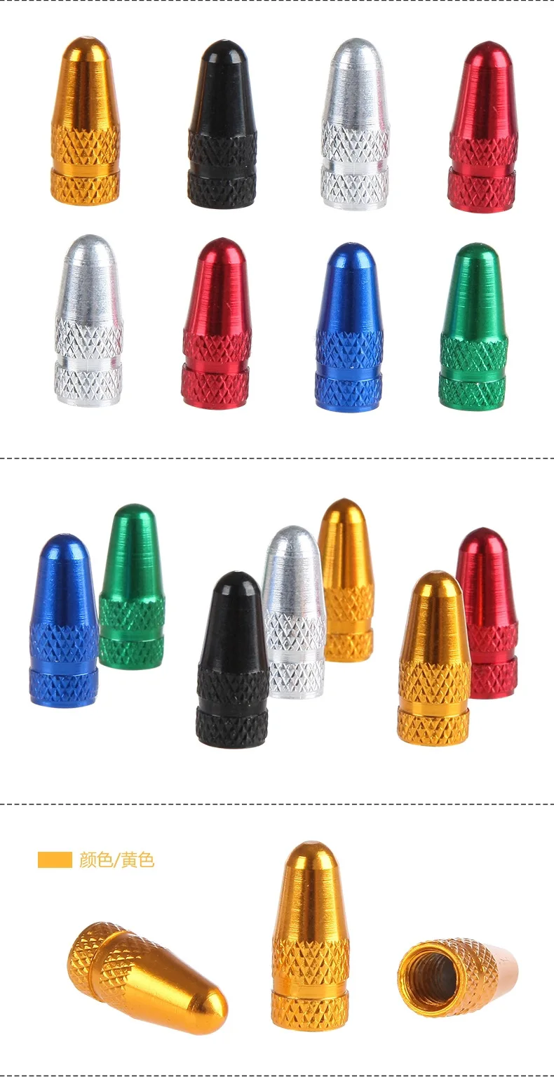10x Bike Bicycle Fixie Presta Wheel RimsTyre Stem Air Valve Caps Dust Cover